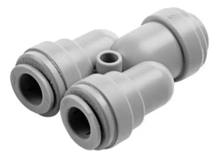 Conexão Rápida 2 Saídas — Tubo 3/8 x Tubo 3/8 x 3/8