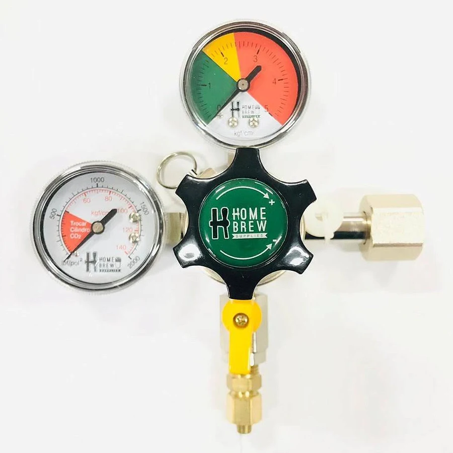 Regulador de Pressão para CO2 — 1 Via — Memo