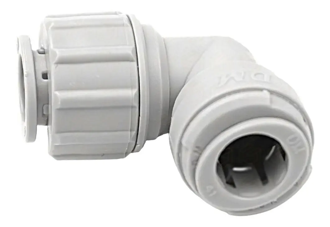 Conexão Rápida Cotovelo — Tubo 3/8 x Tubo Inox 3/8
