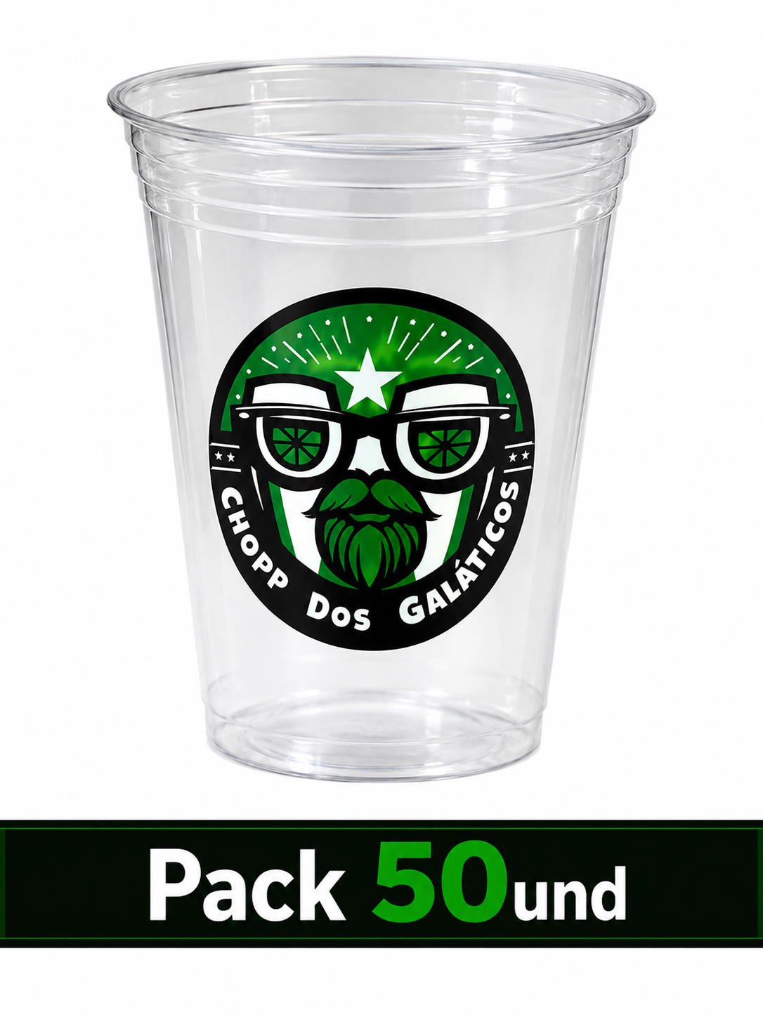 Copo Plástico Chopp Galáticos